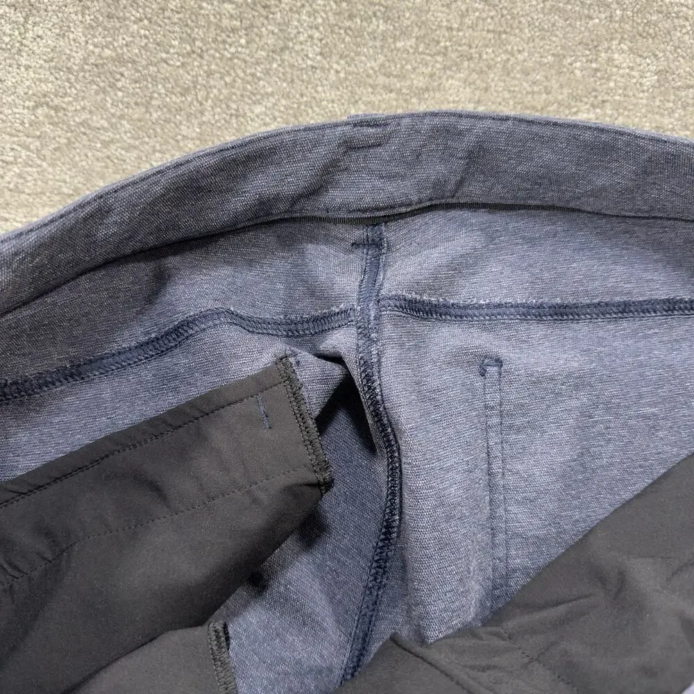 Lululemon ABC Classic Fit Straight Leg Warpstreme Five Pocket Pant Blue 34X32